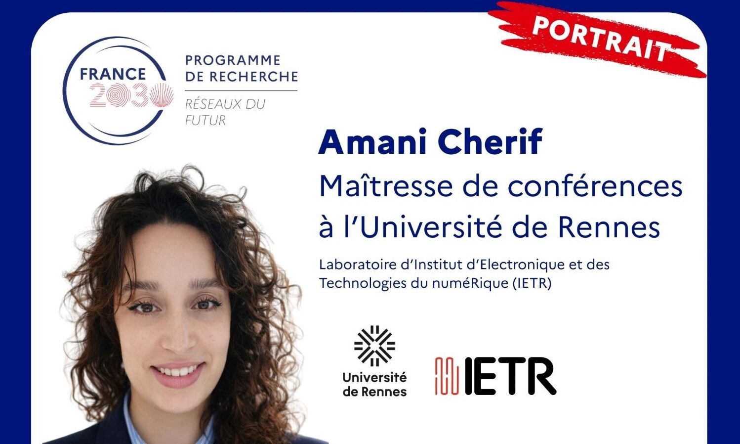  Portrait | Amani Cherif, maîtresse de conférences à l&rsquo;Université de Rennes 